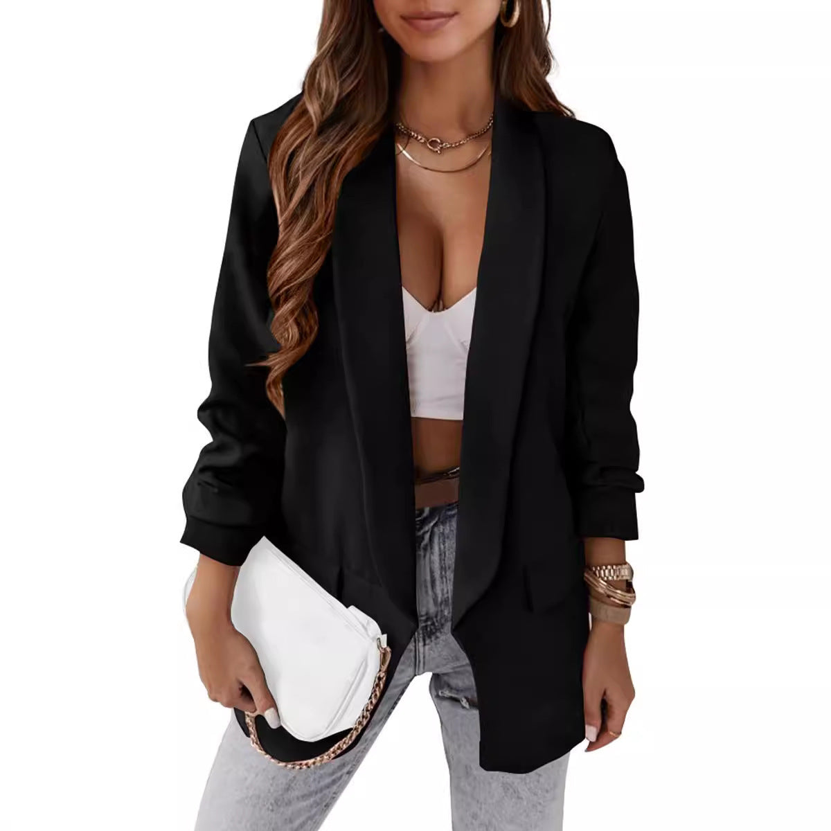 EliteForm Slim Suit Jacket