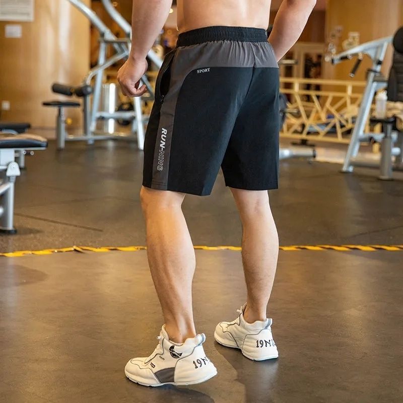 Summer New Ice Silk Quick-drying Running Workout Cropped Pants
