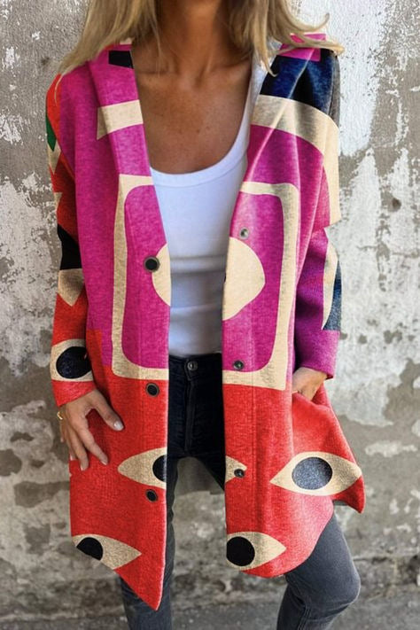 CozyWeave Long Knit Coat