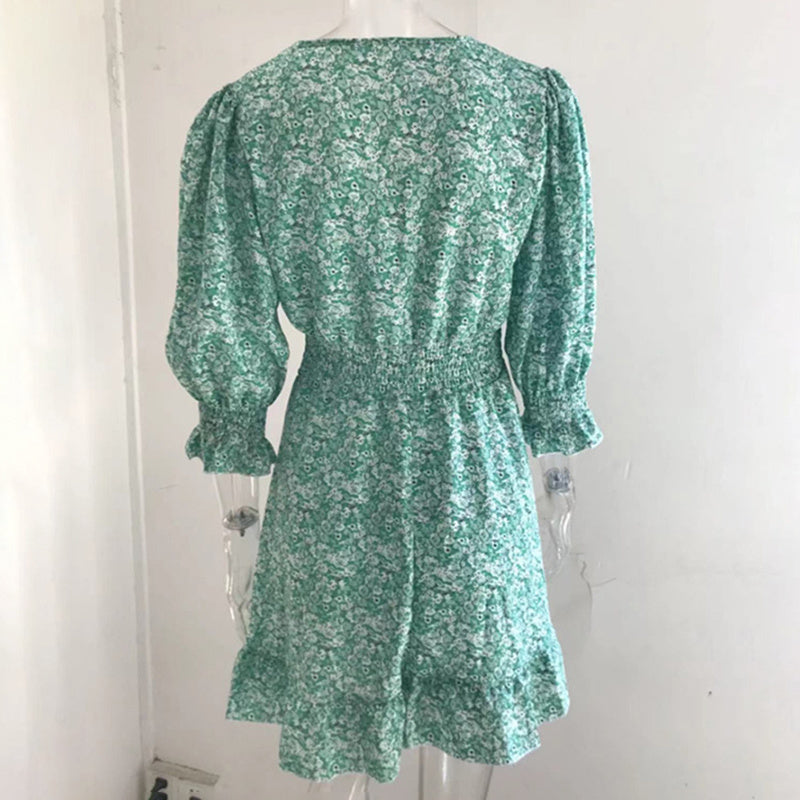 SolBloom Boho Swing Dress