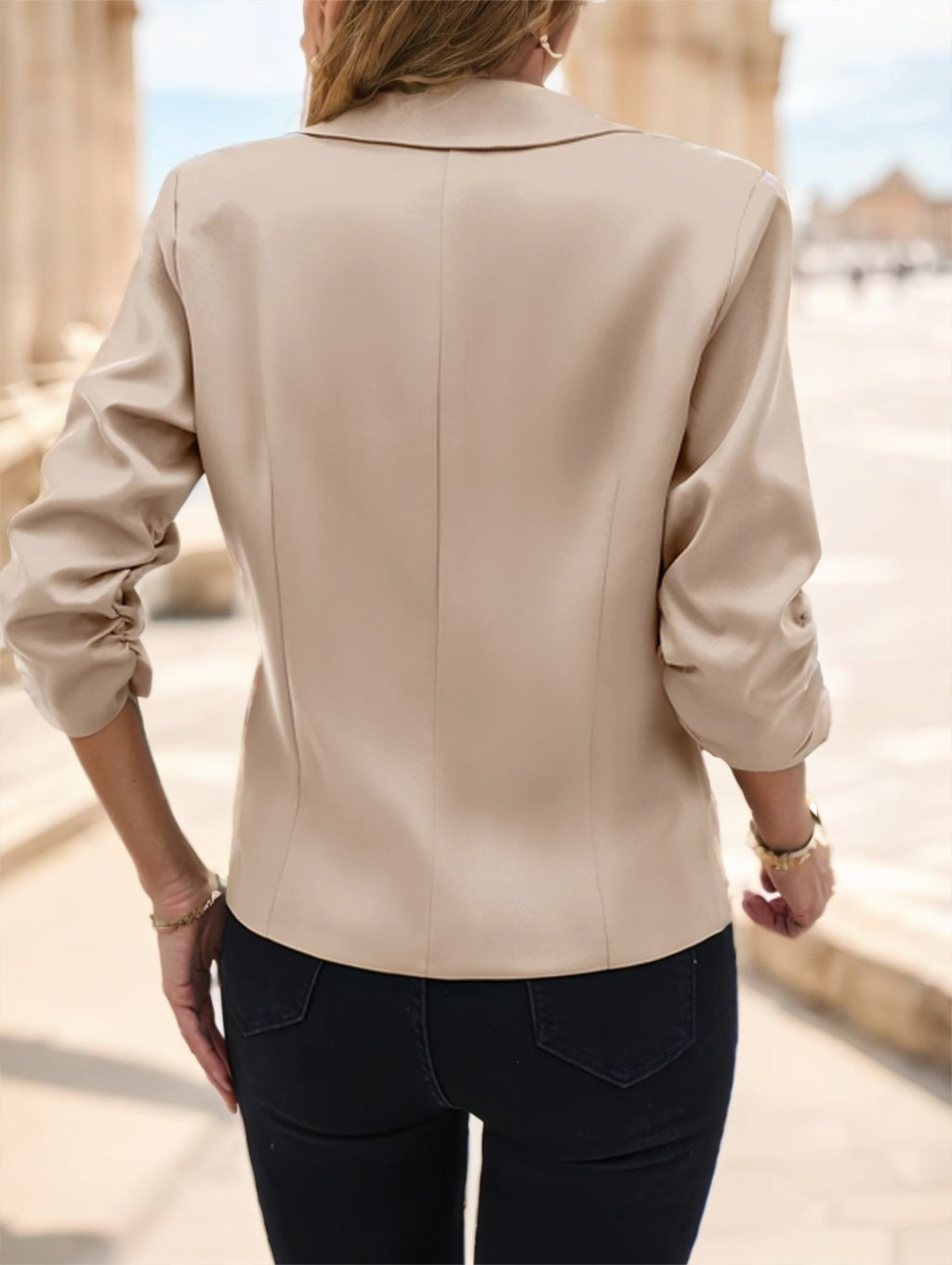 EaseForm 3/4 Sleeve Casual Blazer