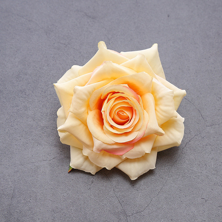 Cloth Silk Diy Material High-grade Simulation Curling Rose