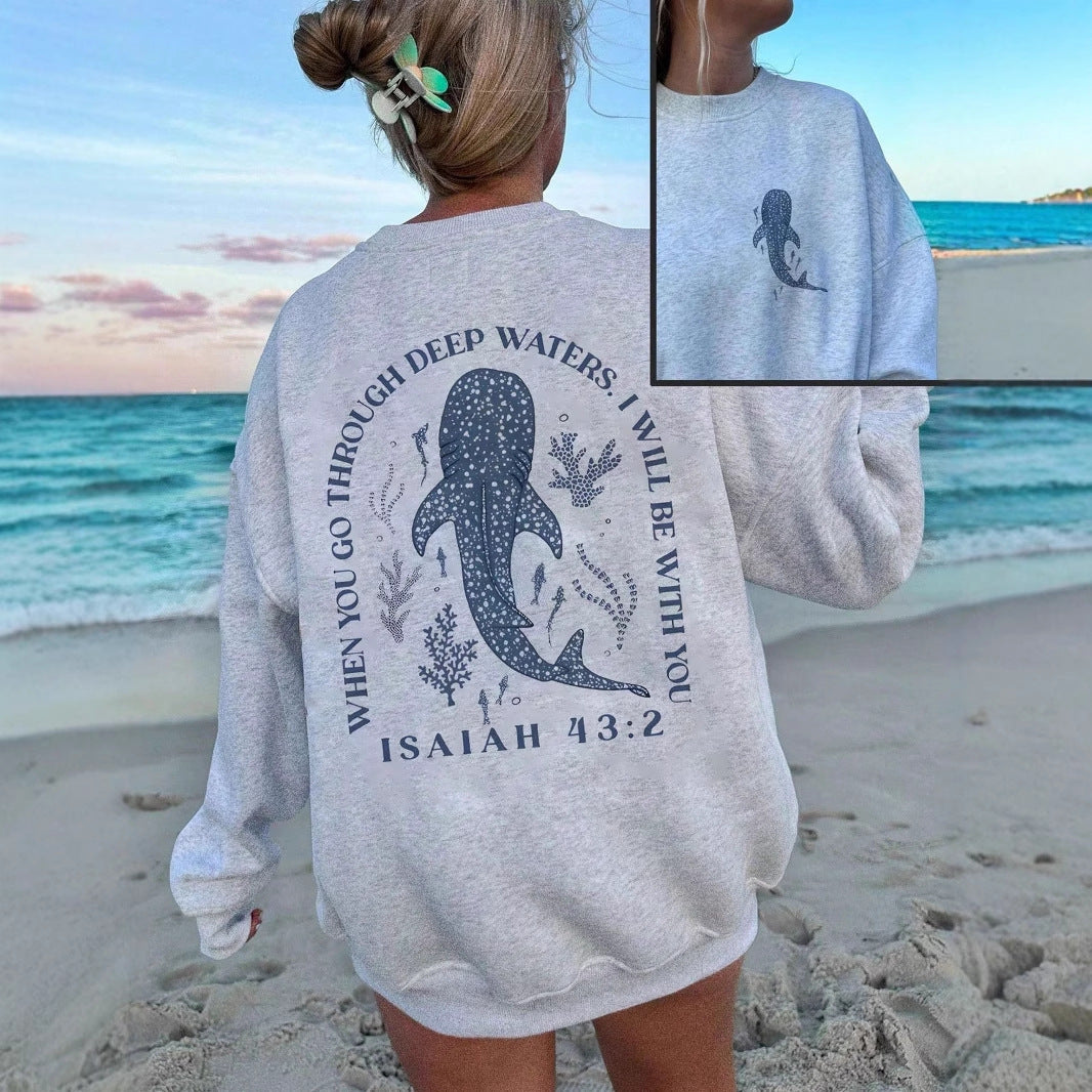 OceanWhimsy Whale Sweater