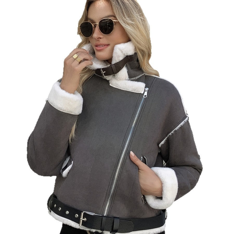 Aurora Polo Luxe Plush Coat