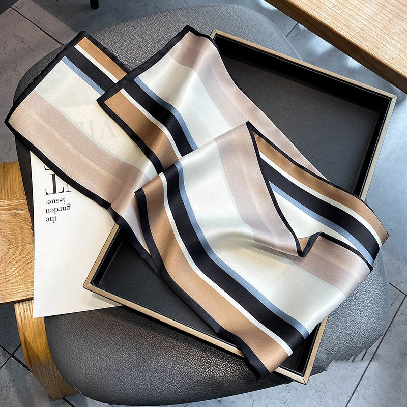 Women's Imitation Silk Scarf Fashion Personality