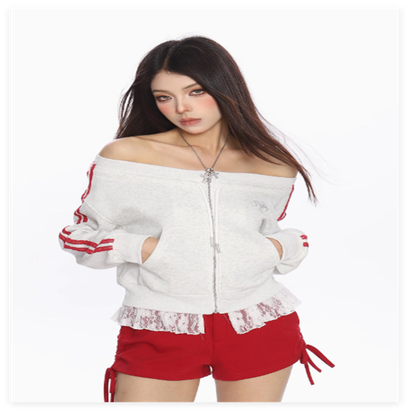 VivaEdge One-Shoulder Sweatshirt