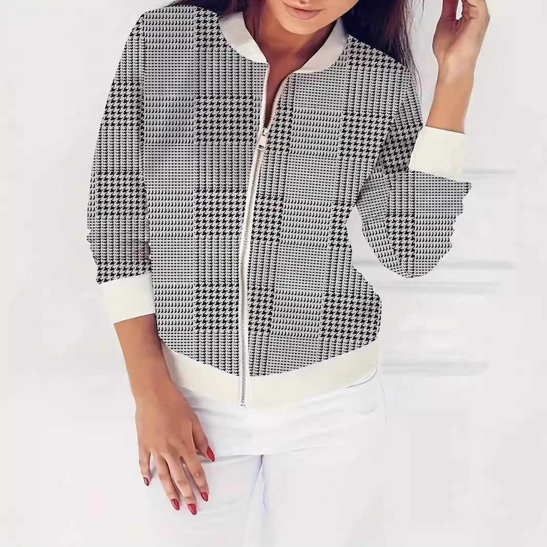 PlaidÉpoque Retro Coat