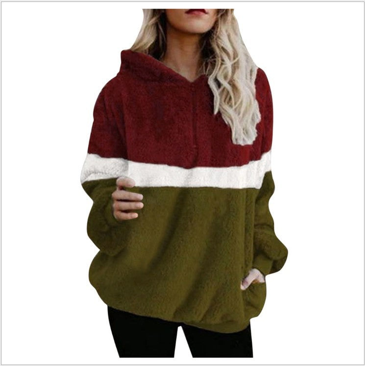 TriTone Hooded Pocket Coat