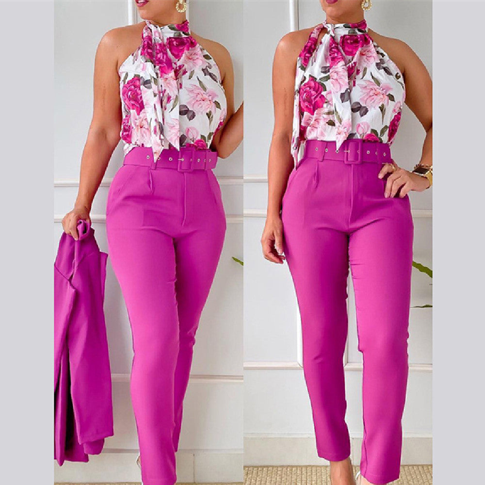 Blossom Reign Vest Ensemble