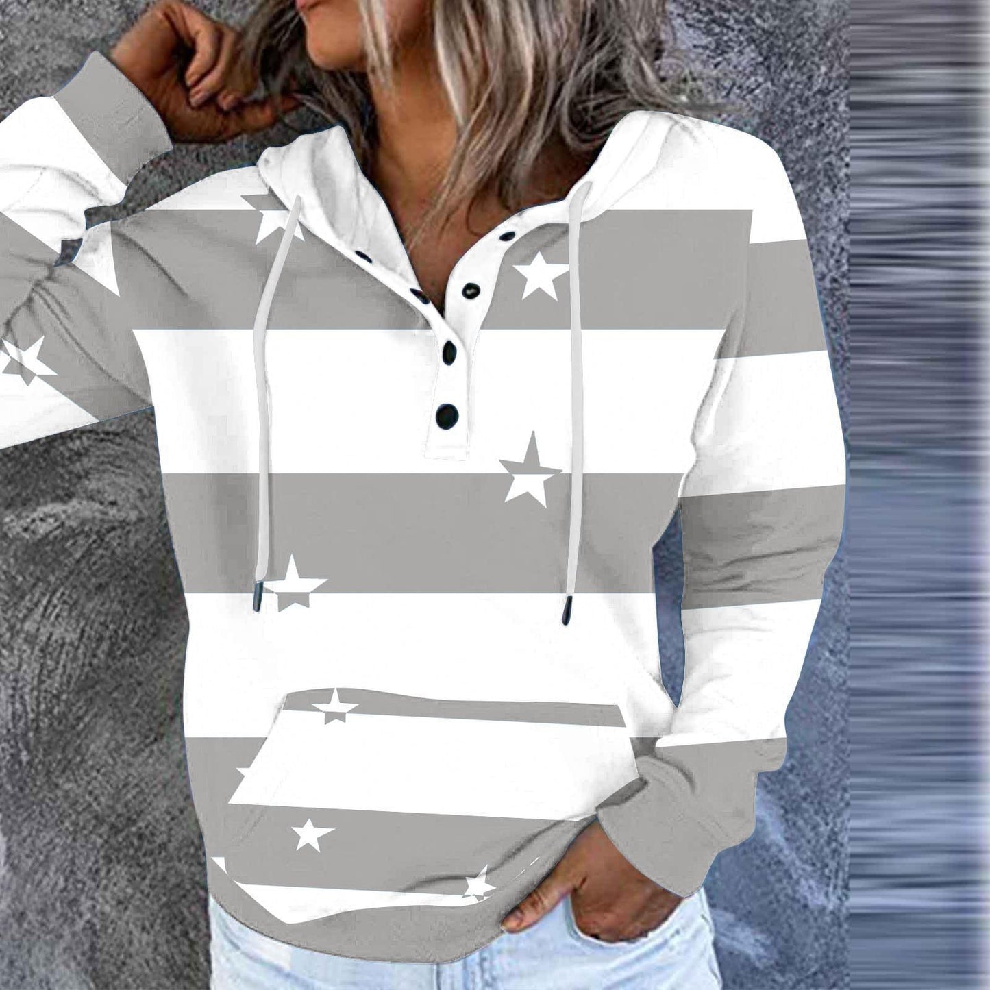 GoldenLeaf Button Sweater