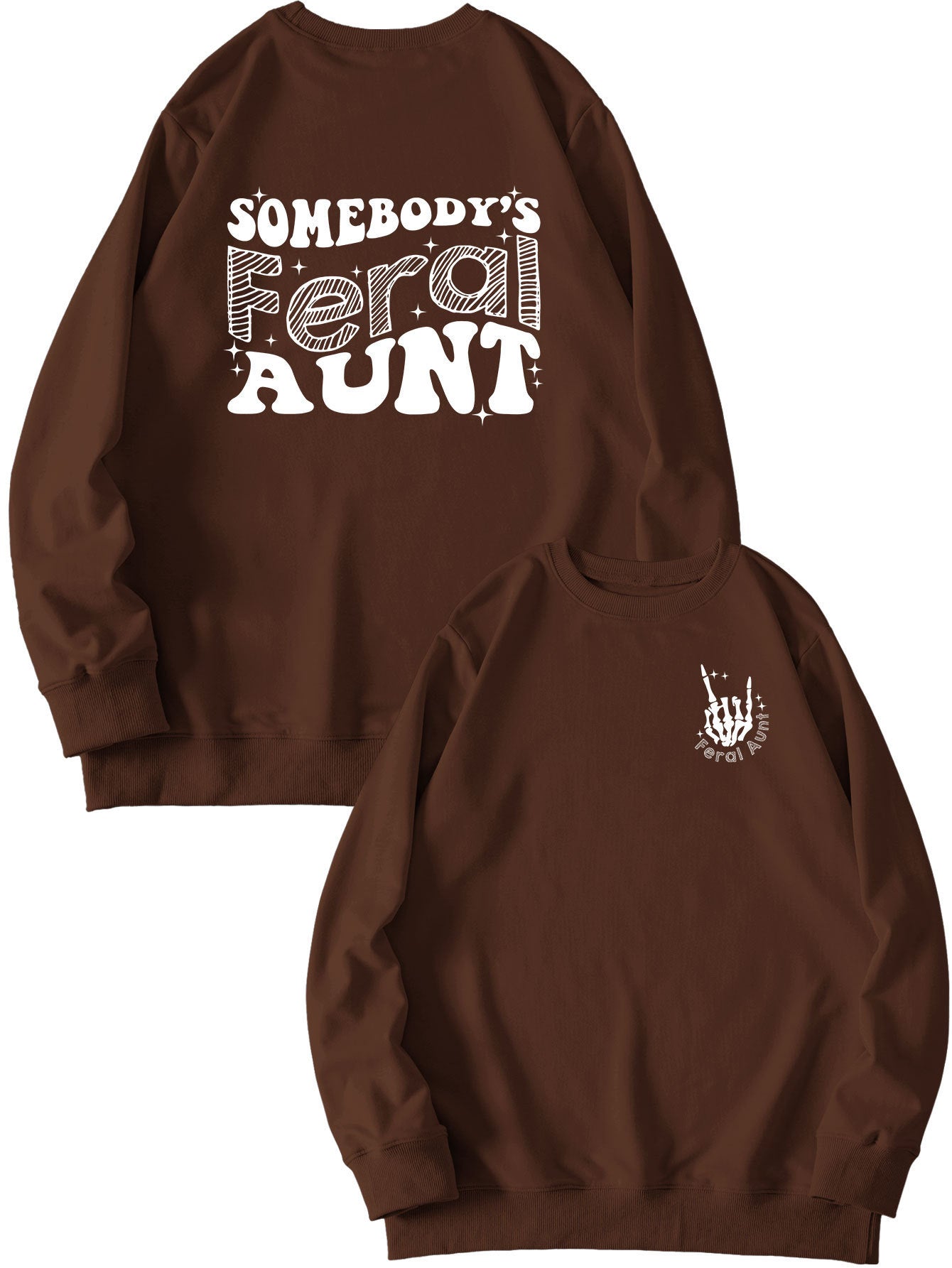 Aurevia Casual Print Sweatshirt