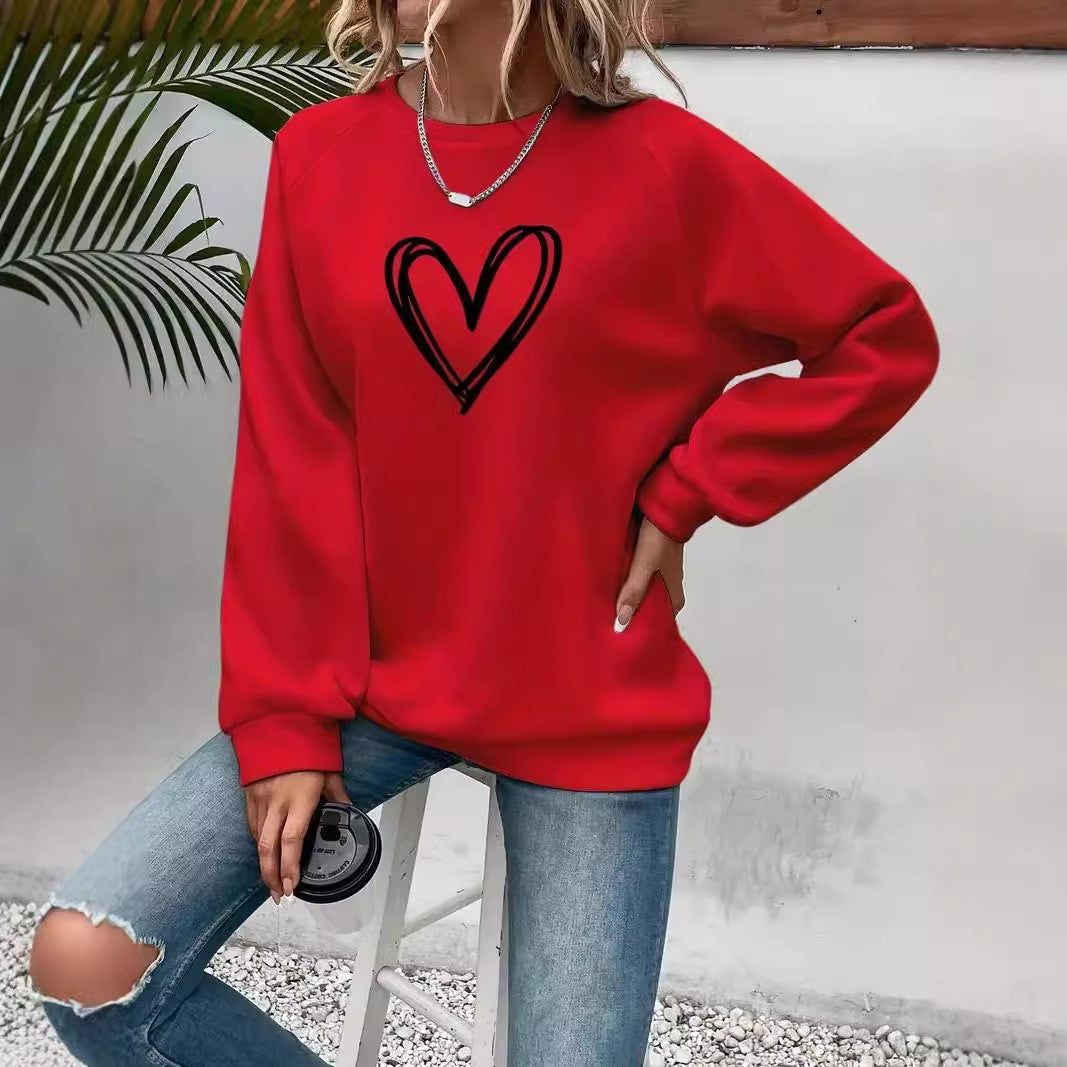 HeartBeat Round Neck Sweatshirt