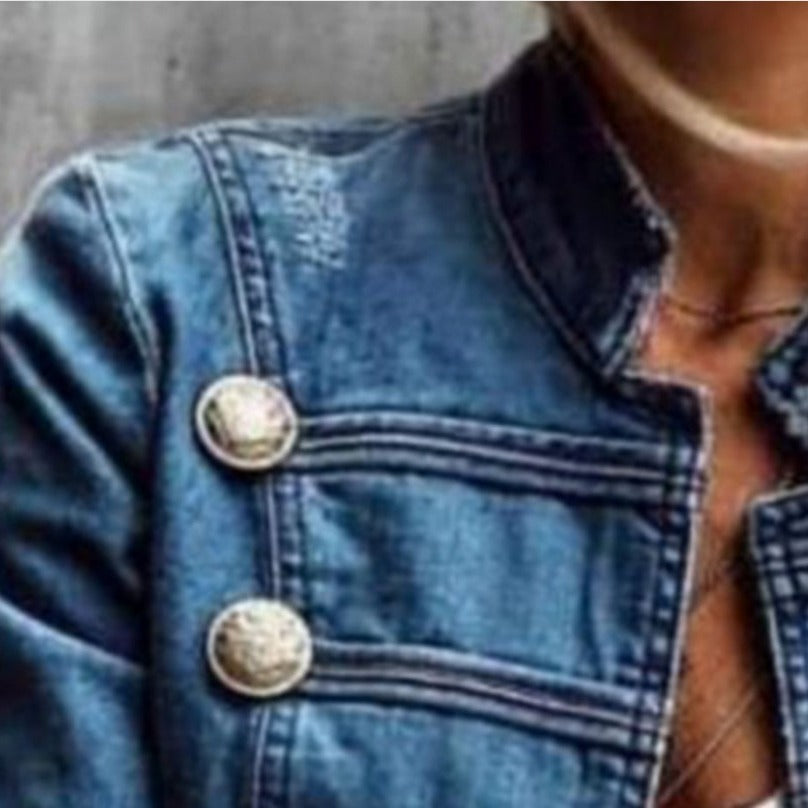 Clinché Double-Breasted Short Jacket
