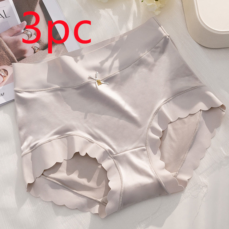 Satin Seamless Ice Silk Underwear