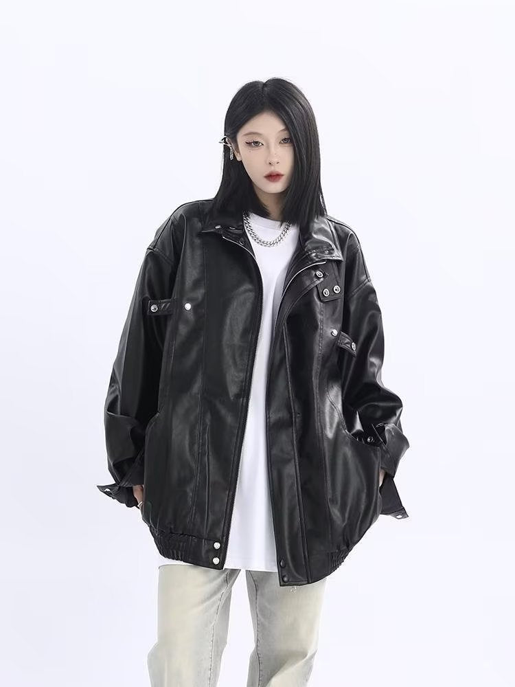 Maillard American Pilot Quilted Leather Coat Women