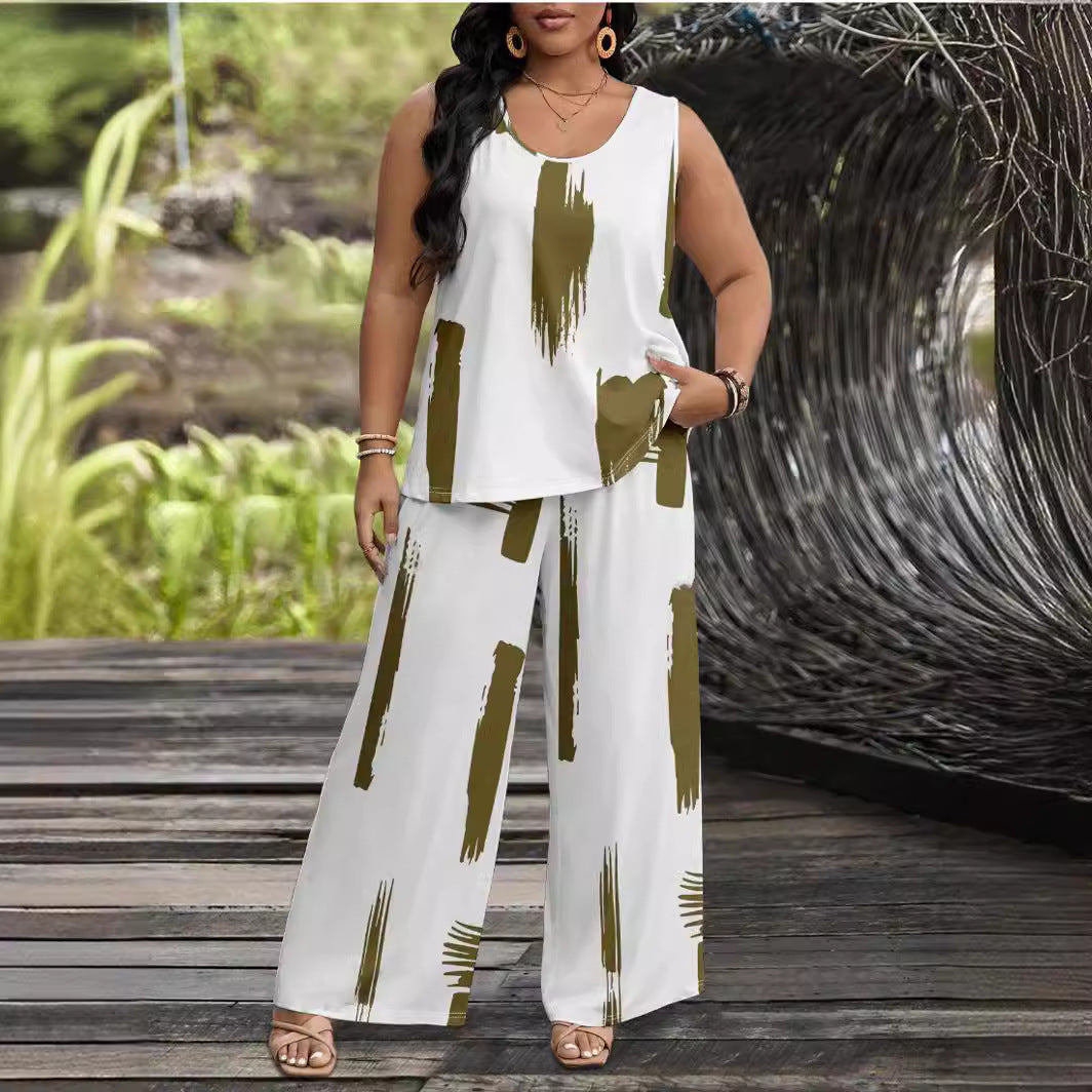 ova Vogue Wide-Leg Suit