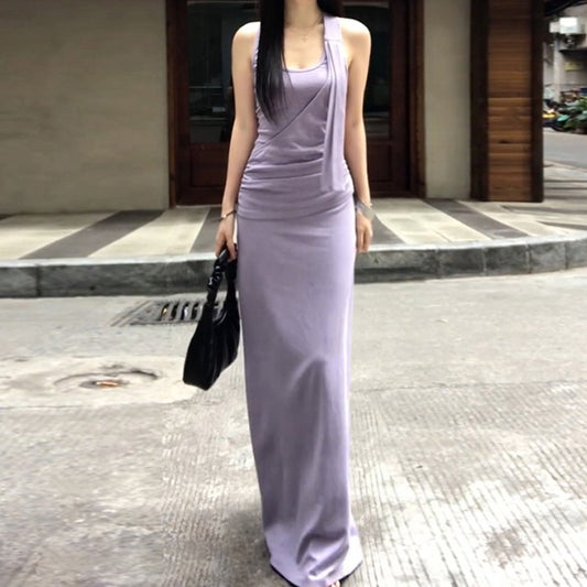 Twinkle Breeze Halter Dress