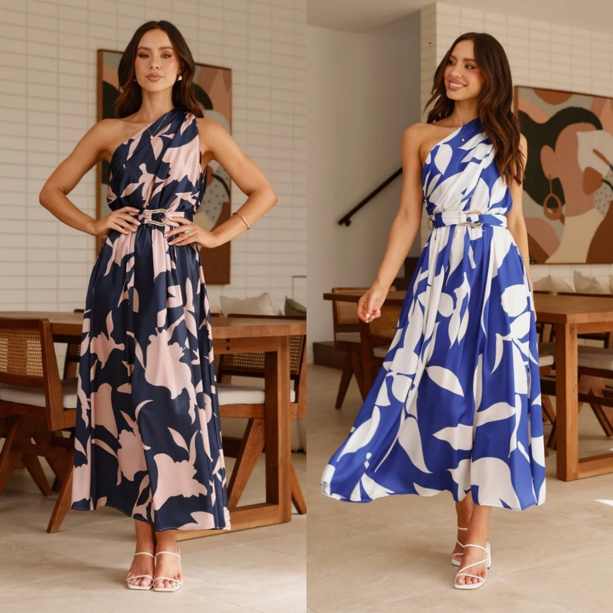 AriaPrint Drape Dress