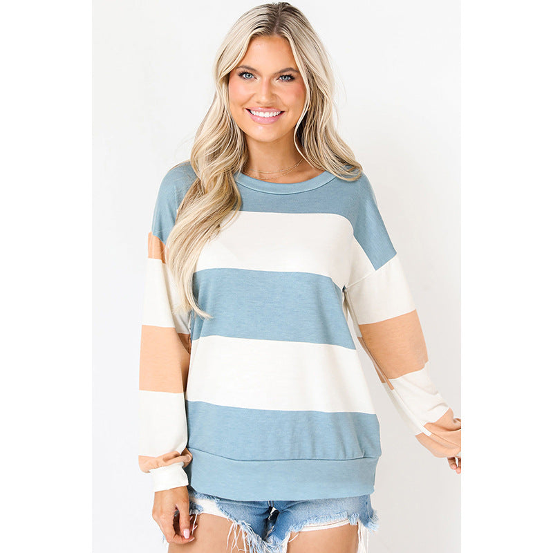 StripeCharm Patchwork Pullover