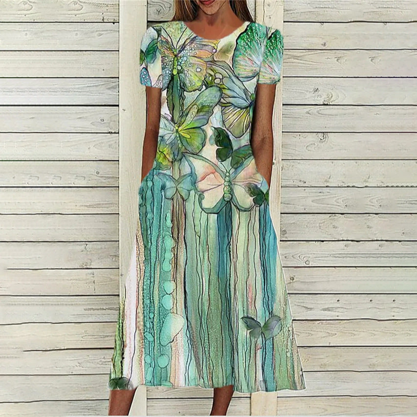 Blossom Haven Pocket Dress
