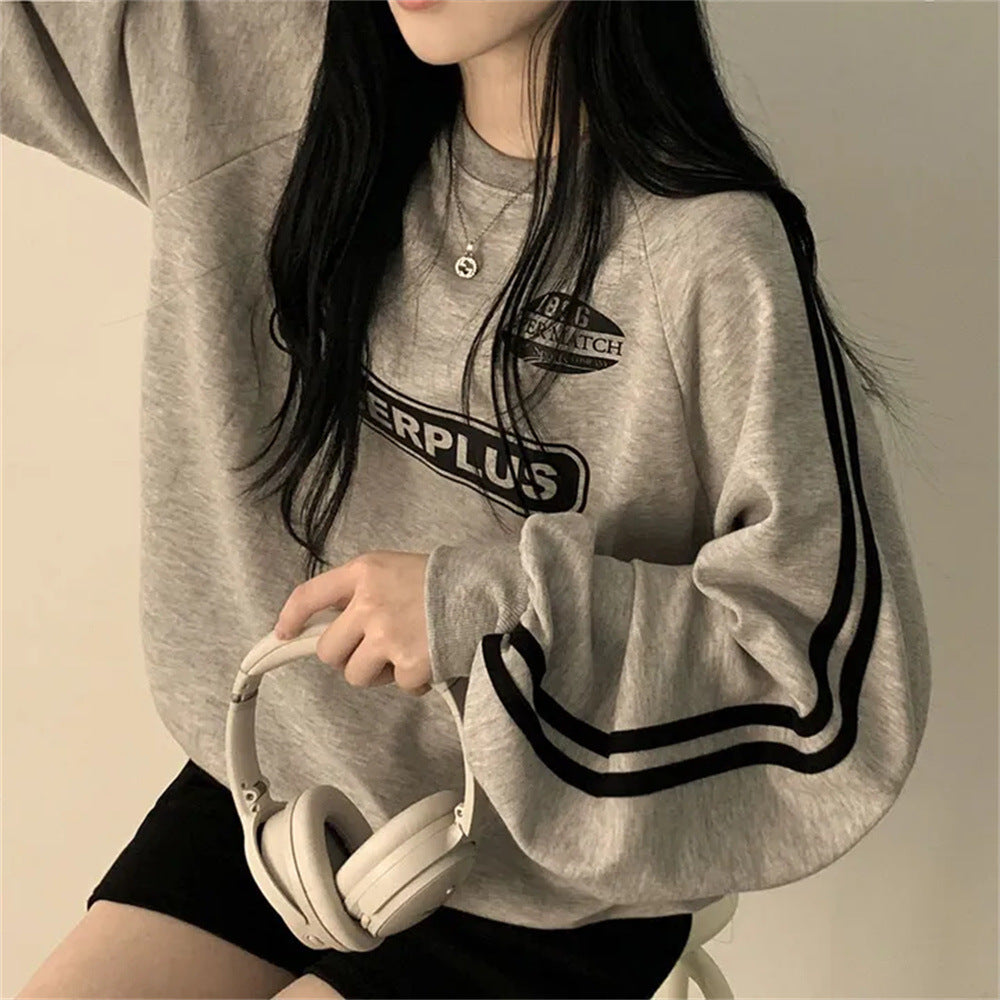 NoirEase Korean Round Neck Sweater