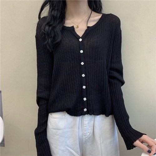 Ice silk thin long sleeve shirt