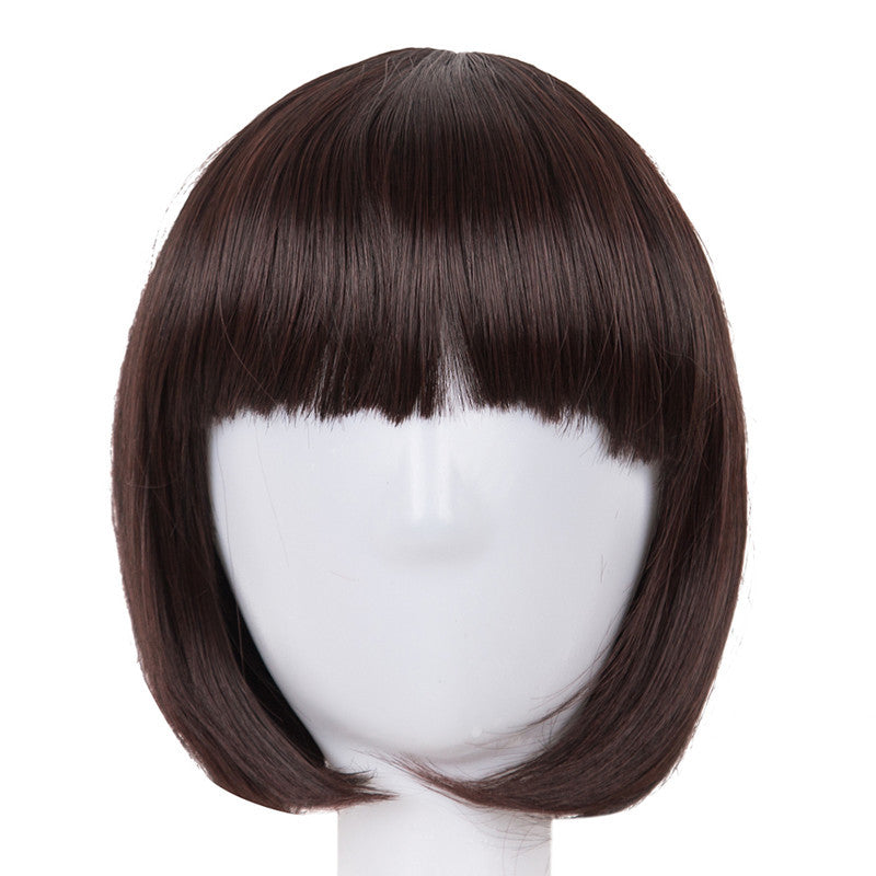 Women's Fashion Bangs High Temperature Silk Wig