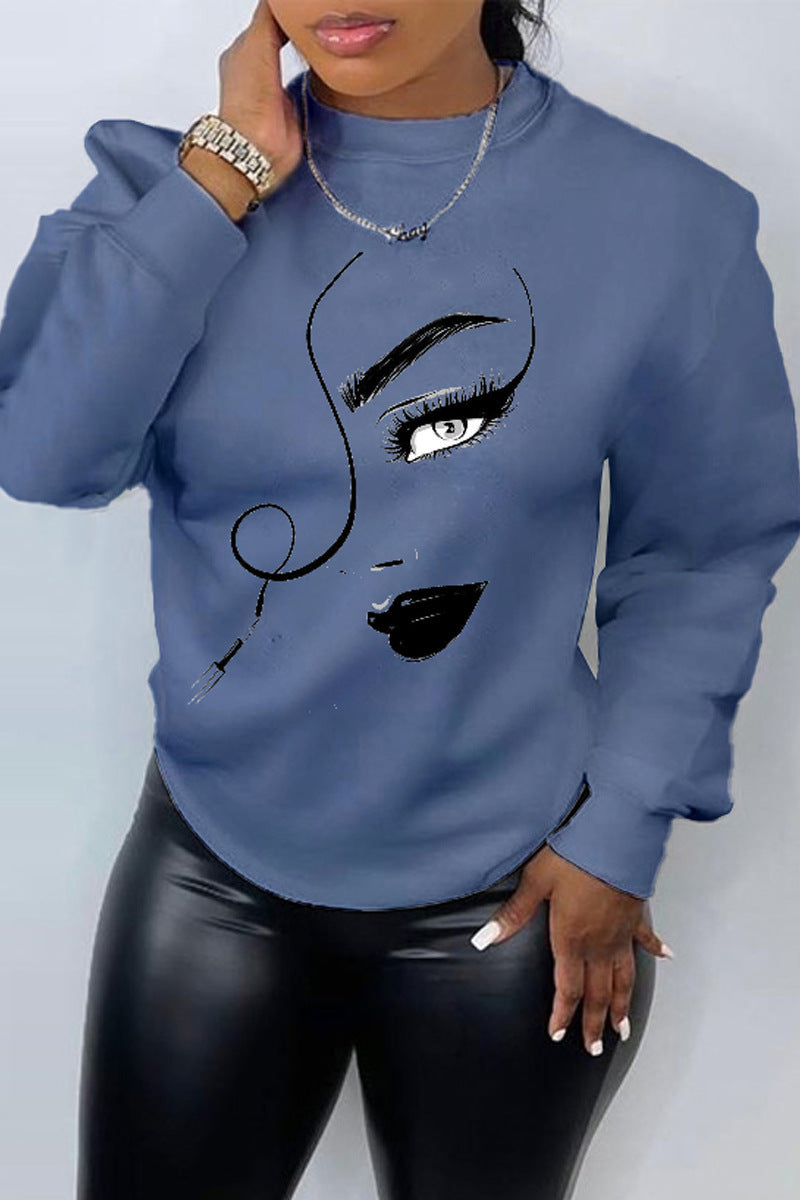 PrintEase Crew Neck Sweater