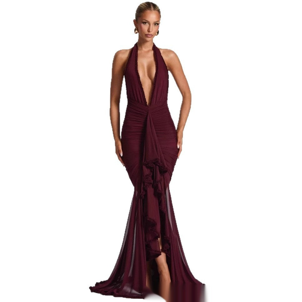 Crimson Reverie Gown