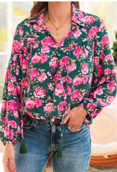 Floravine MeadowTie Blouse