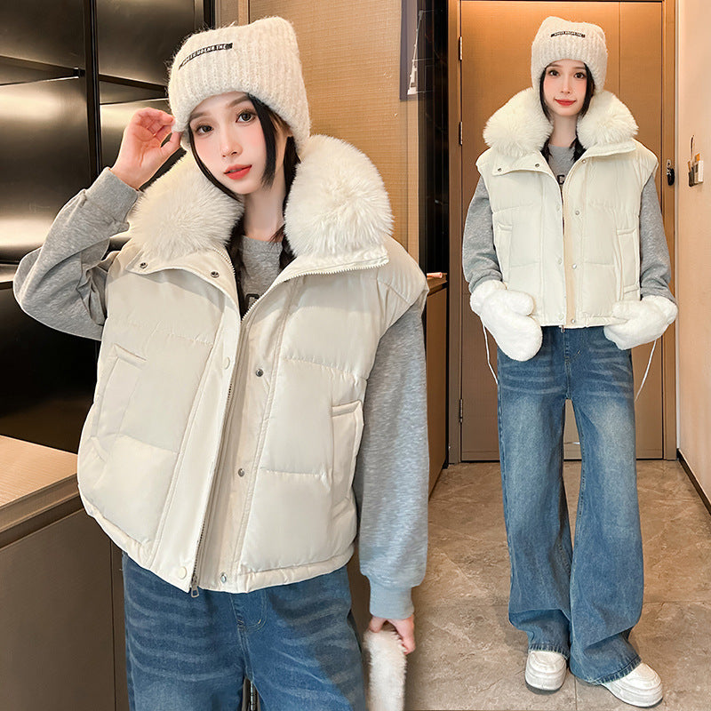 Arctica Luxe Fur-Trim Vest
