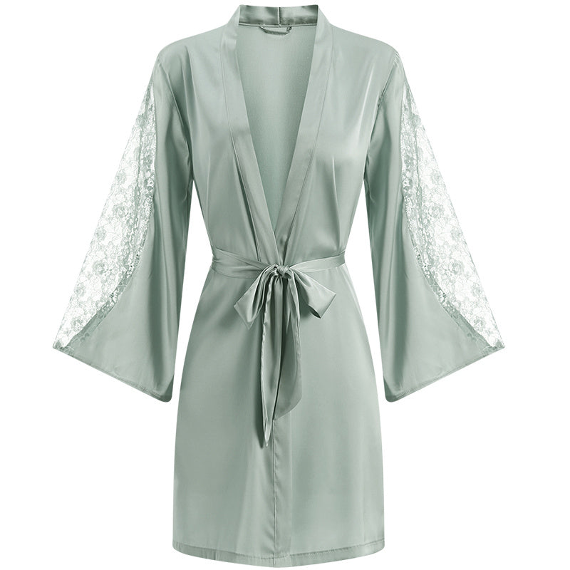 Ice silk halter suspender nightdress