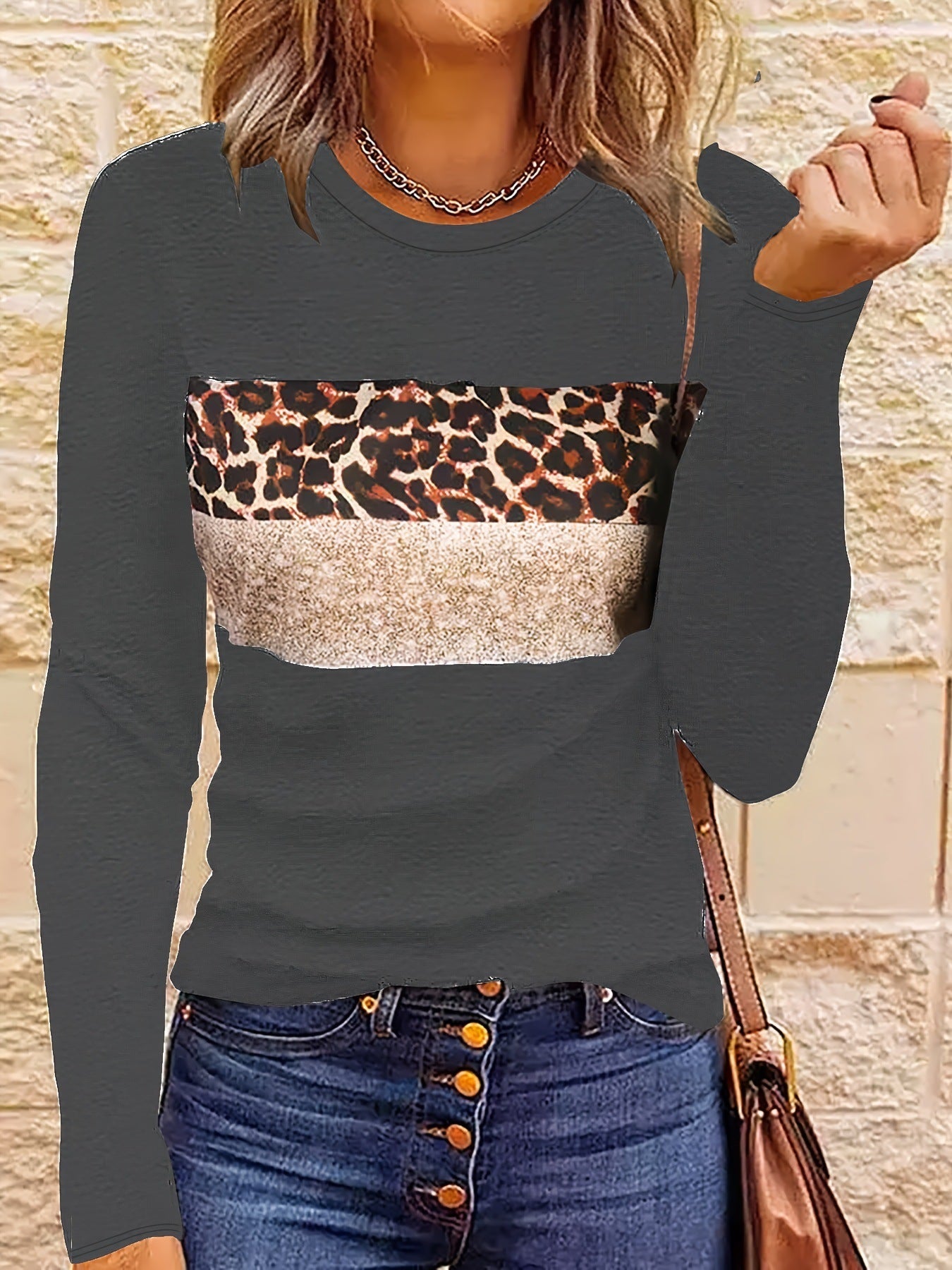 PrintEase Fitted Long Sleeve Tee