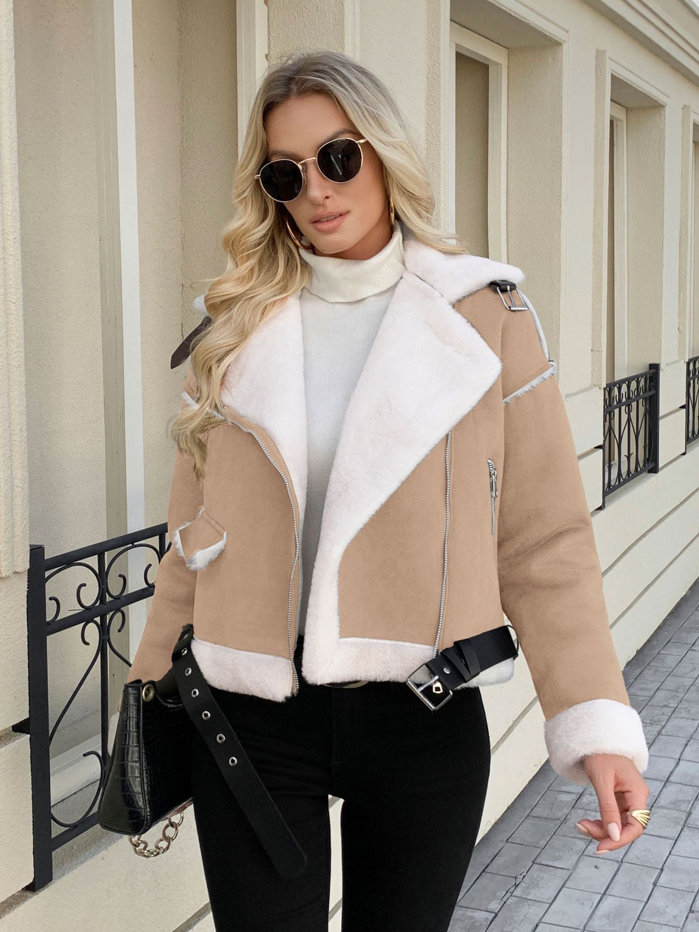 Aurora Polo Luxe Plush Coat