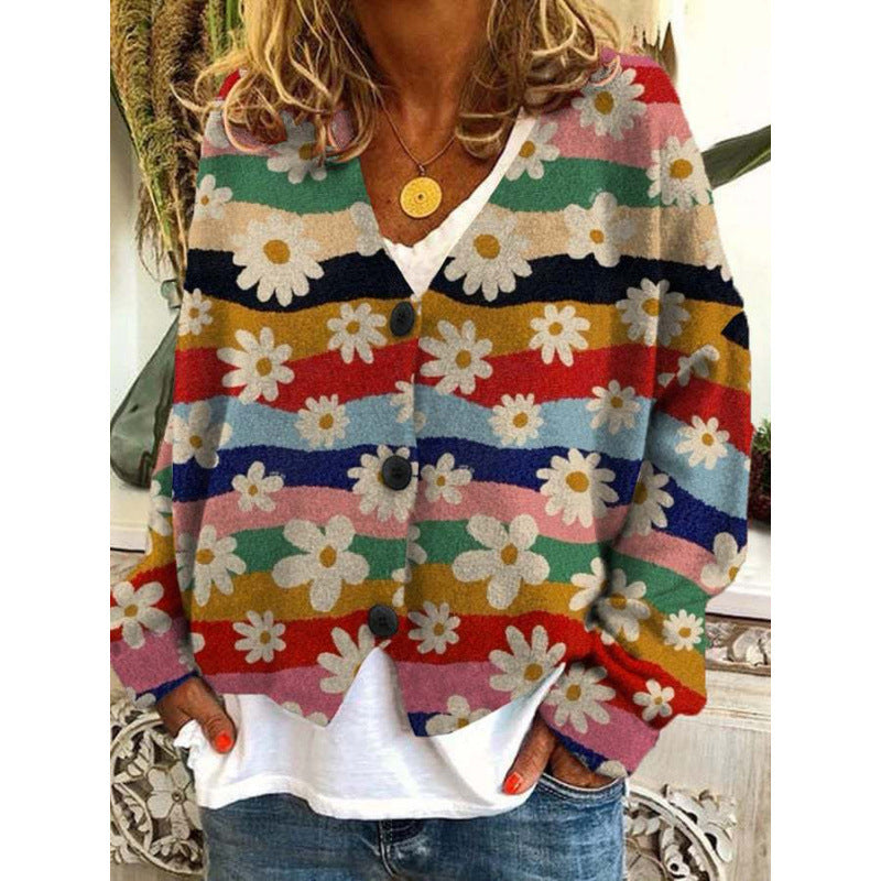 ArtLoom Abstract Cardigan Coat