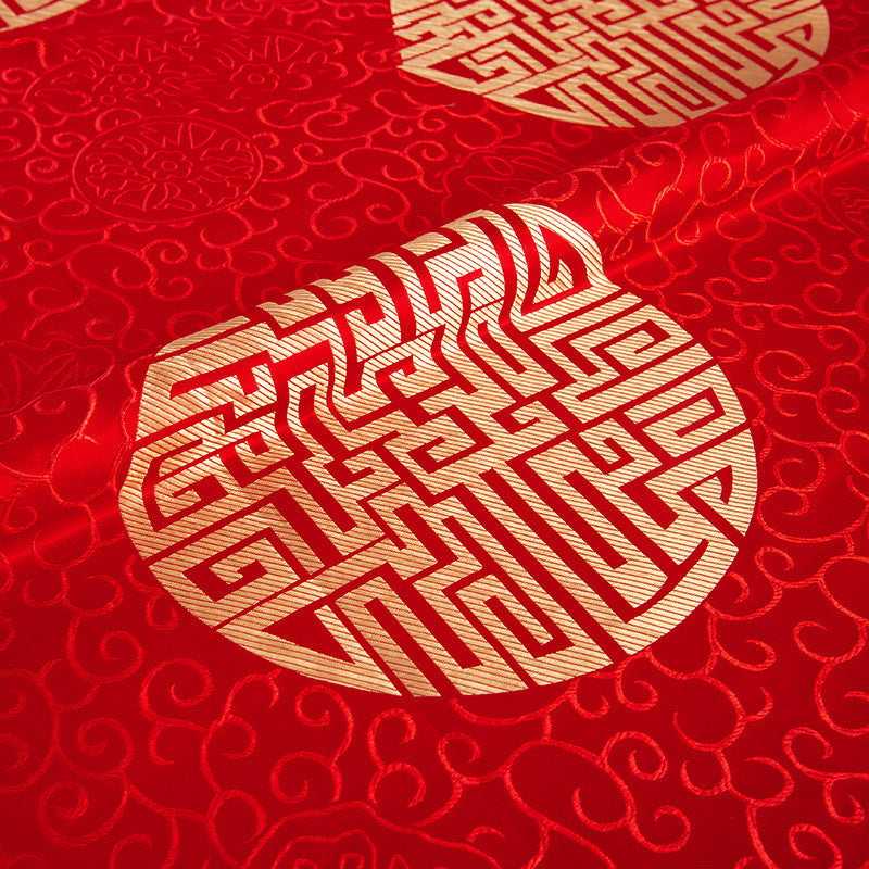 Fashion Chinese Jacquard Silk Satin Fabric