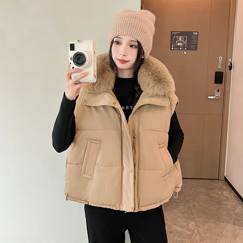 Arctica Luxe Fur-Trim Vest