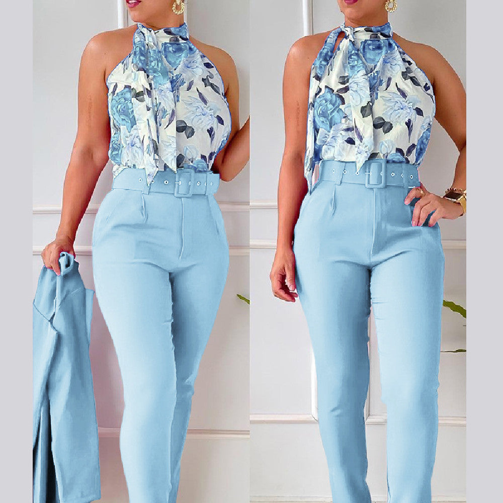 Blossom Reign Vest Ensemble