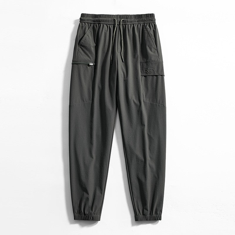 Summer Ice Silk Overalls Thin Breathable