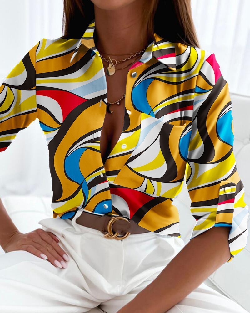 Aurelline Polo Print Shirt