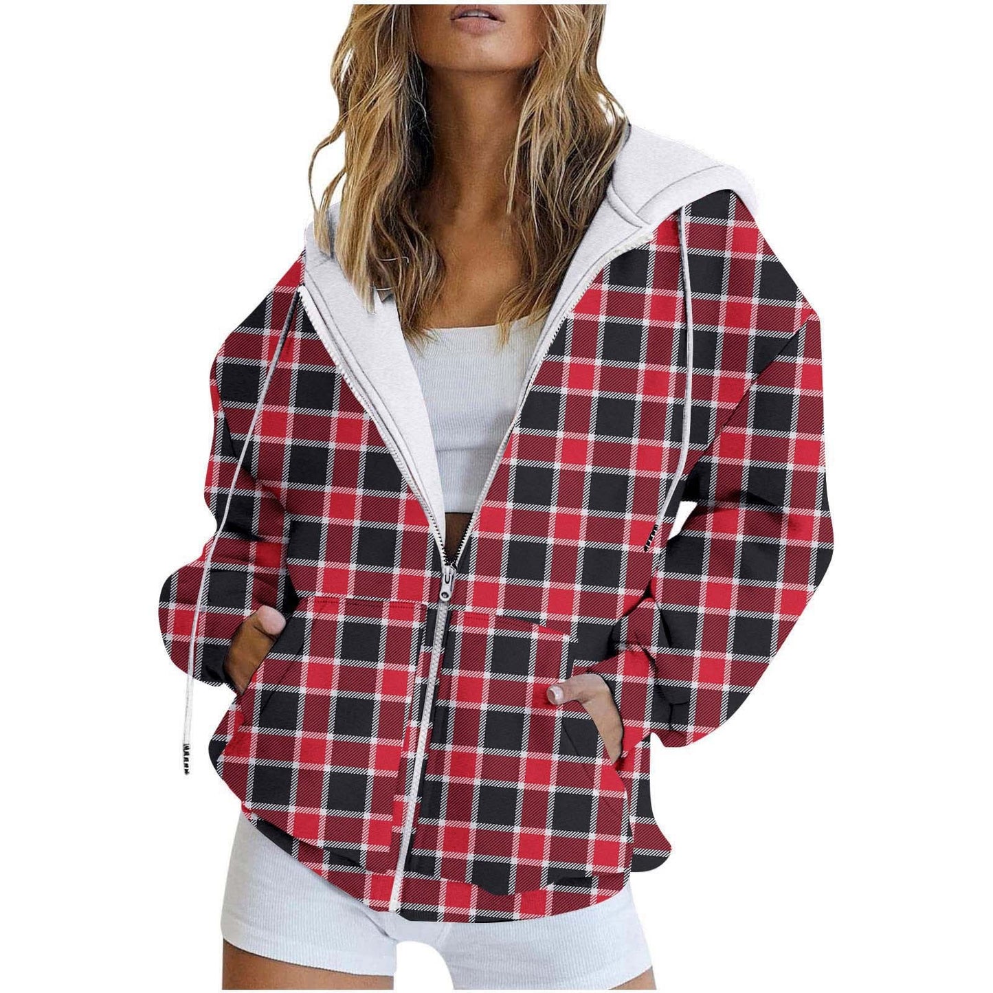 CityPrint Zip Sweater