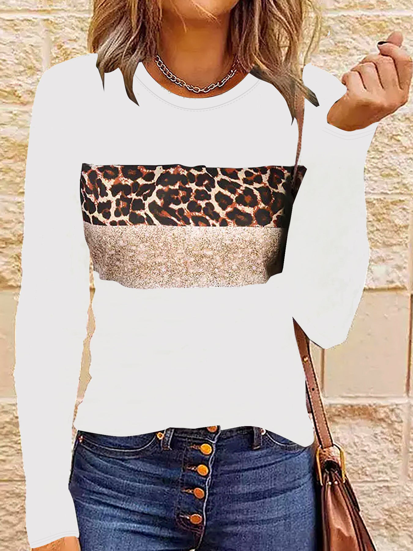PrintEase Fitted Long Sleeve Tee