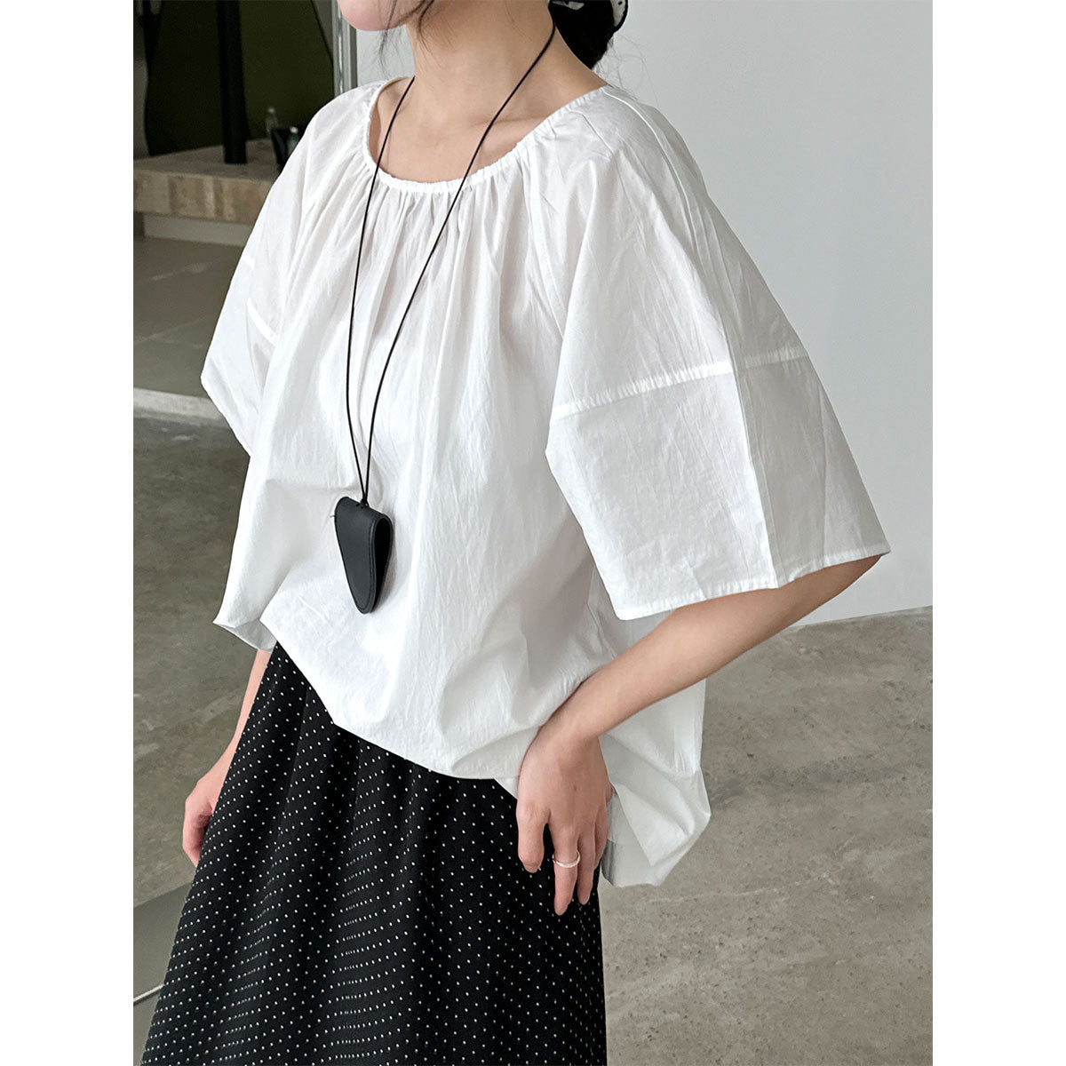 Seoul Whisper Pleated Backless Top