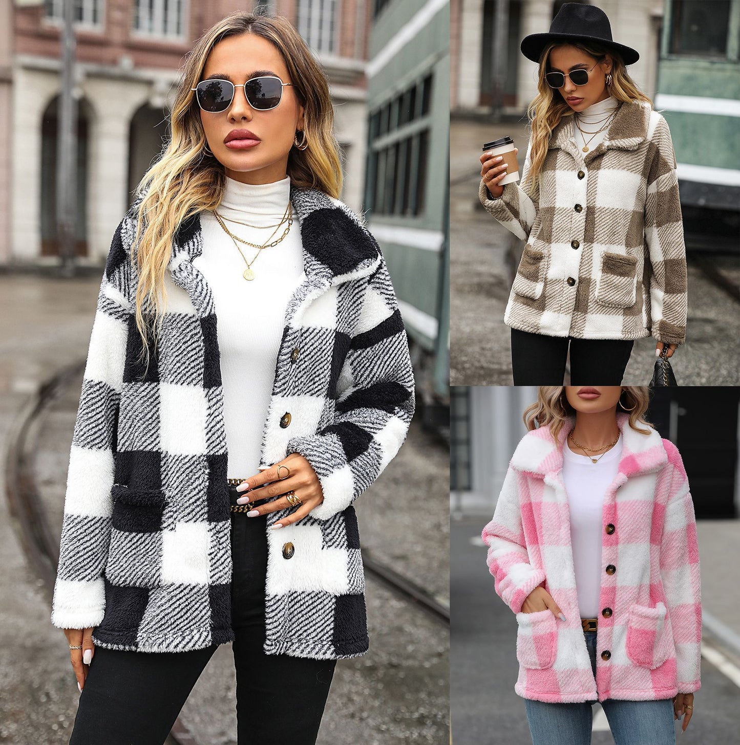 Heritage Plaid Lapel Coat