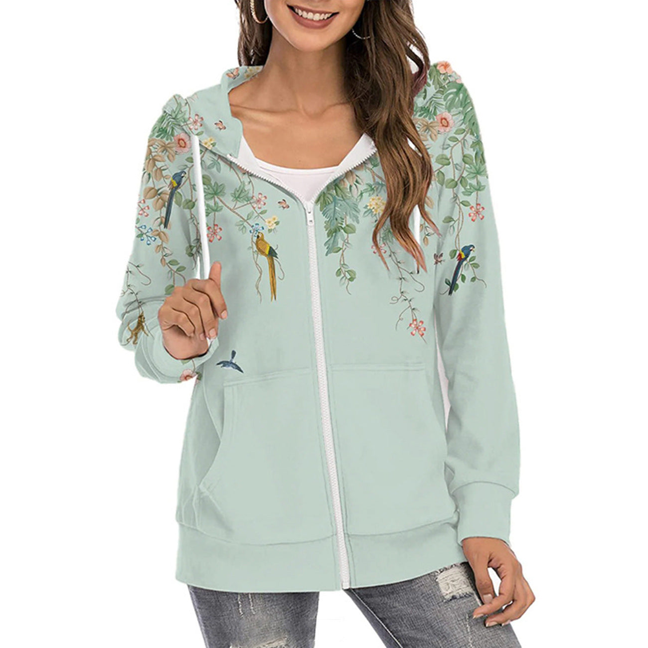 OmbreCommute Zip Hoodie Coat