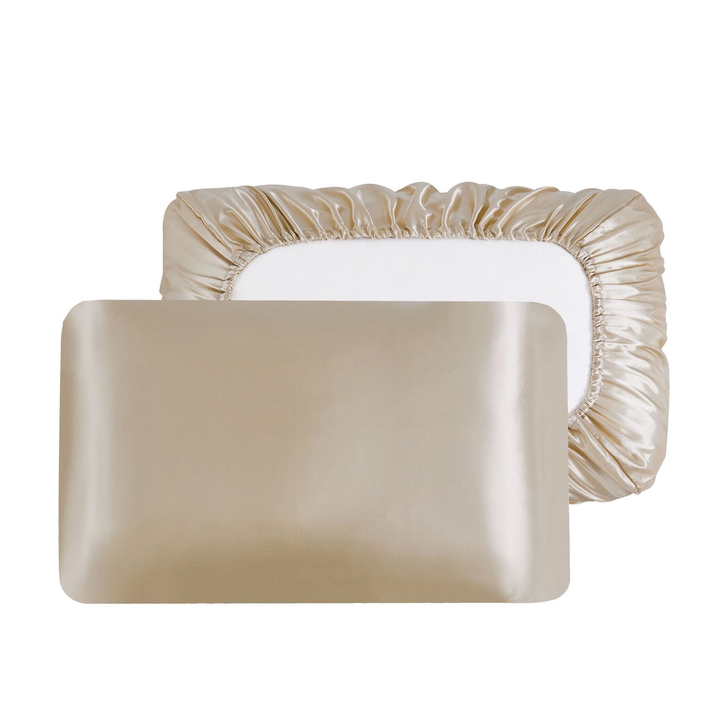 High-end Super Soft Anti-wrinkle Memory Satin Pillowcase Elastic Type
