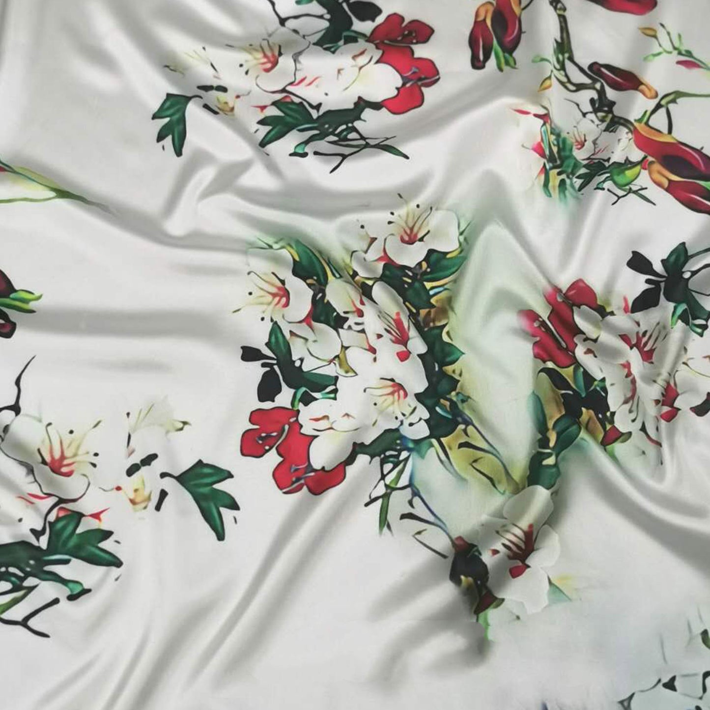 Chinese Style Clothing Handmade Diy Silk Satin Fabric