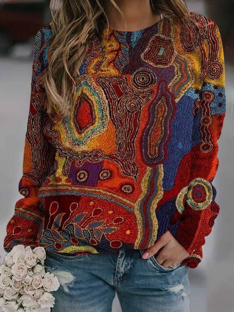 EthnoEase Retro Sweatshirt