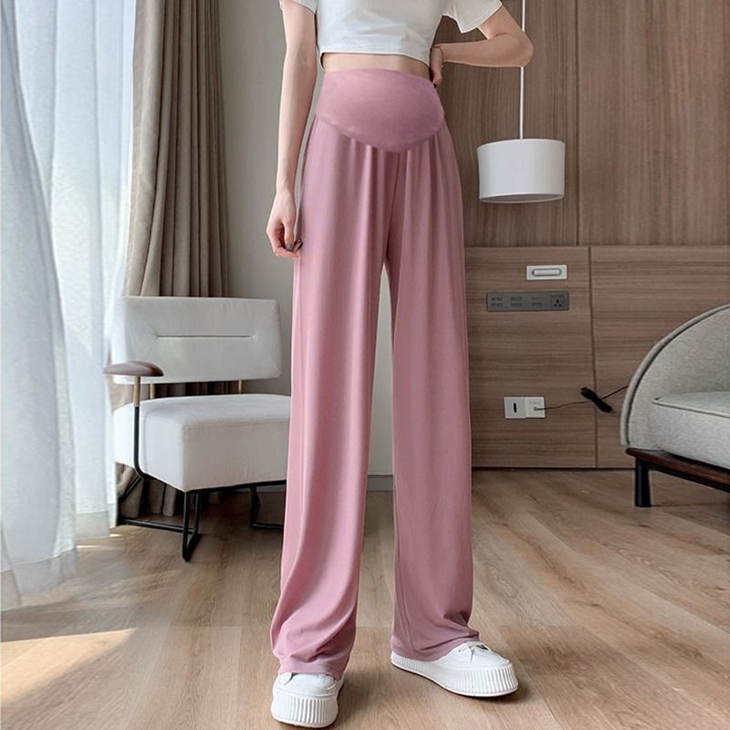 Women's Ice Silk Draping Wide-leg Leggings