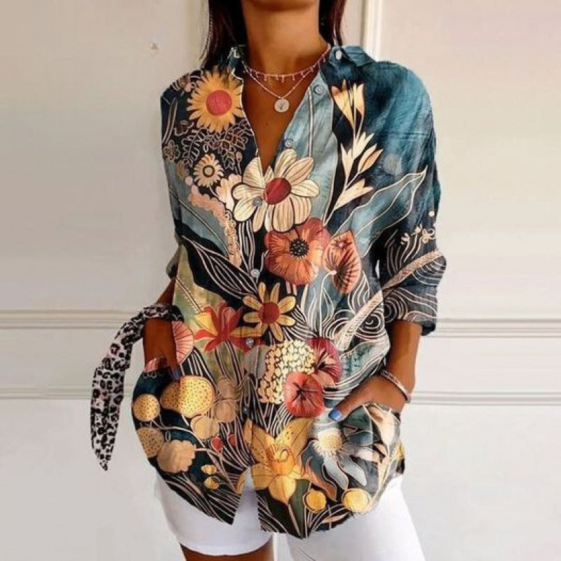 The PetalMuse 3D Floral Shirt